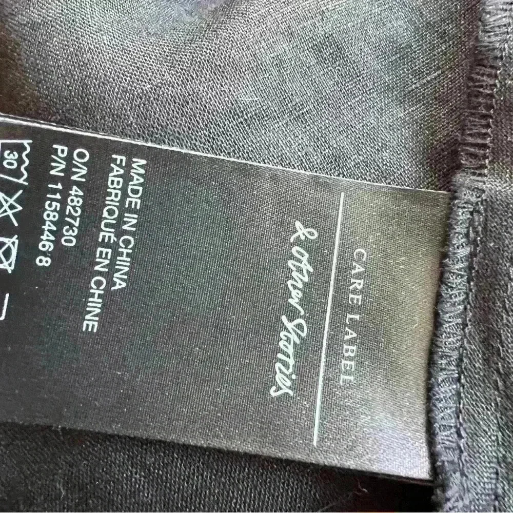 & Other Stories Open-Back 100% Linen Strappy Dress - Picture 11 of 12